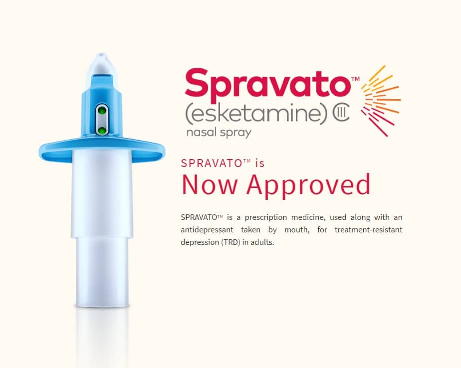 Spravato™ Esketamine Nasal Spray Now Fda Approved‎